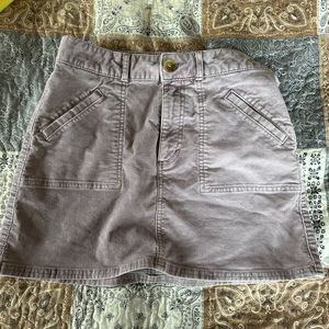 Corduroy purple skirt